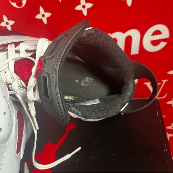 SOLD!! gently used Jordan 6 retro carmine size 14 - Picture 5 of 10